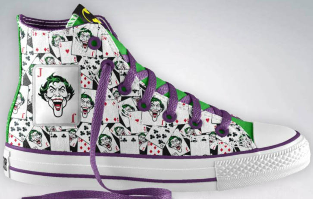 DC Converse Joker Shoes